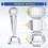 TroféU de Golfe de Cristal de 9 X 2,8 Polegadas para Adultos, CriançAs, Torneio de Golfe, Mesa, DecoraçãO 10