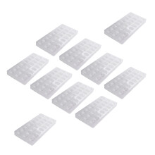 10X 24 Holes Semi Sphere Chocolate Mould Polycarbonate Chocolate Bar Mold Half  Candy Maker Mold Bakeware