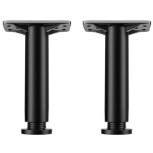 2X Soporte Telescópico Ajustable para Viga de Cama, Patas Reforzadas para Muebles, Patas para Sofá, Cama, Soporte de Carga Inferior, 18CM