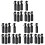 30Pcs Multifunctional 300ML Plastic Spray Bottle Trigger Sprayer Essential Oil Perfume Container Portable 2
