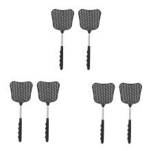 Mücken und FliegenbekäMpfung Kunststoff Fliegenklatsche Einziehbare Edelstahlstange, (6 Pack)