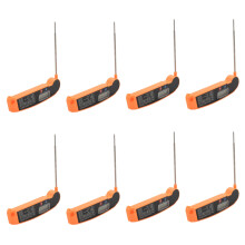 8X Digital Instant Read Meat Thermometer with Highly Accurate Temperature Probe, Electric Cooking Thermometer