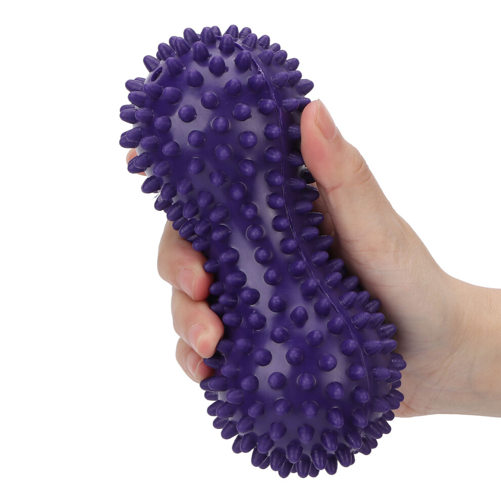 Grey Pain Relief Yoga Ball Spiky Deep Tissue Massage Peanut Ball 15Cm