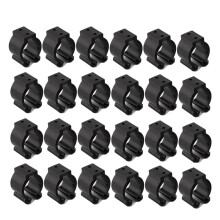 20Pc Hengel Houder Stand Pole Opbergrek Tip Klem Houder Clips Pool Cue Tentoonstelling Clip Vissen Tool 17Mm