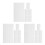 18Feuilles Mousse Adhésive Carrés Blancs Double Face Pour Scrapbooking 5