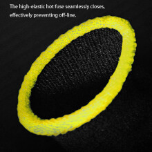 18-Pin Carbon Fiber Finger Sleeves for PUBG Mobile Games Contact Screen Finger Sleeves Black & Yellow(48 Pcs)