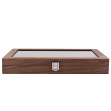 12 Grid Walnut Pen Storage Holder Pen Case Wear-Display Student Gift Anti Dust-Rectangle Fountain Box Pen-Collection