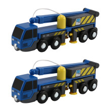 2X Accessori per Set Giocattolo Treno Multifunzione Crane Truck Toy Vheicles Giocattolo