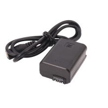 2X Np-Fw50 Dummy Battery with Power Bank (5V 2A) USB Adapter for A7R, A7, A7S, A7S Ii, A5000, A5100, A6000