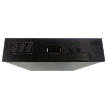 2X Sfr1M44-U100K Schwarz 3,5 Zoll 1,44 Mb USB Ssd Floppy Drive Emulator für