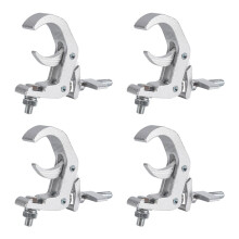 4Packstage Lighting Clip Hook, Aluminum Alloy Professional Rack Clamp, for Moving the  Stage Stage Lighting Fixtures