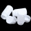 Plastic Empty Medicine Bottles Pill Tablet Container Holder 6Pcs White 8