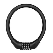 Digital Bicycle Chain Lock Mountain Bike Lock Portable Security Anti-Theft Lock Bike Cable Code Password Lock-Black