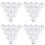 40 x Christmas Decoration Modelling  Polystyrene Foam  Sphere 10cm---White 1