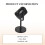 Vintage Microfoon Prop,Plastic Nep Microfoon,Retro Microfoons voor Kostuum & Rollenspel,Antiek Microfoonpodium 2
