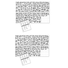 336PCS Pantry Label Printed Home Containers Jars Bottles Tags Waterproof Transparent Self-Adhesive Food Label Stickers