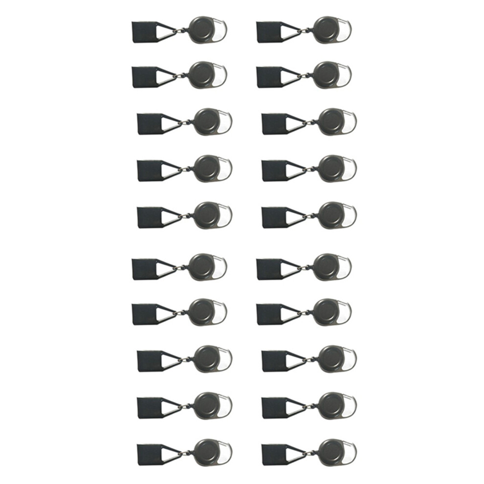 20Pcs Silicone Lighter Holder Sleeve Clip Lighter Protective Cover Smoking Accessories With Retractable Keychain 6032651574276