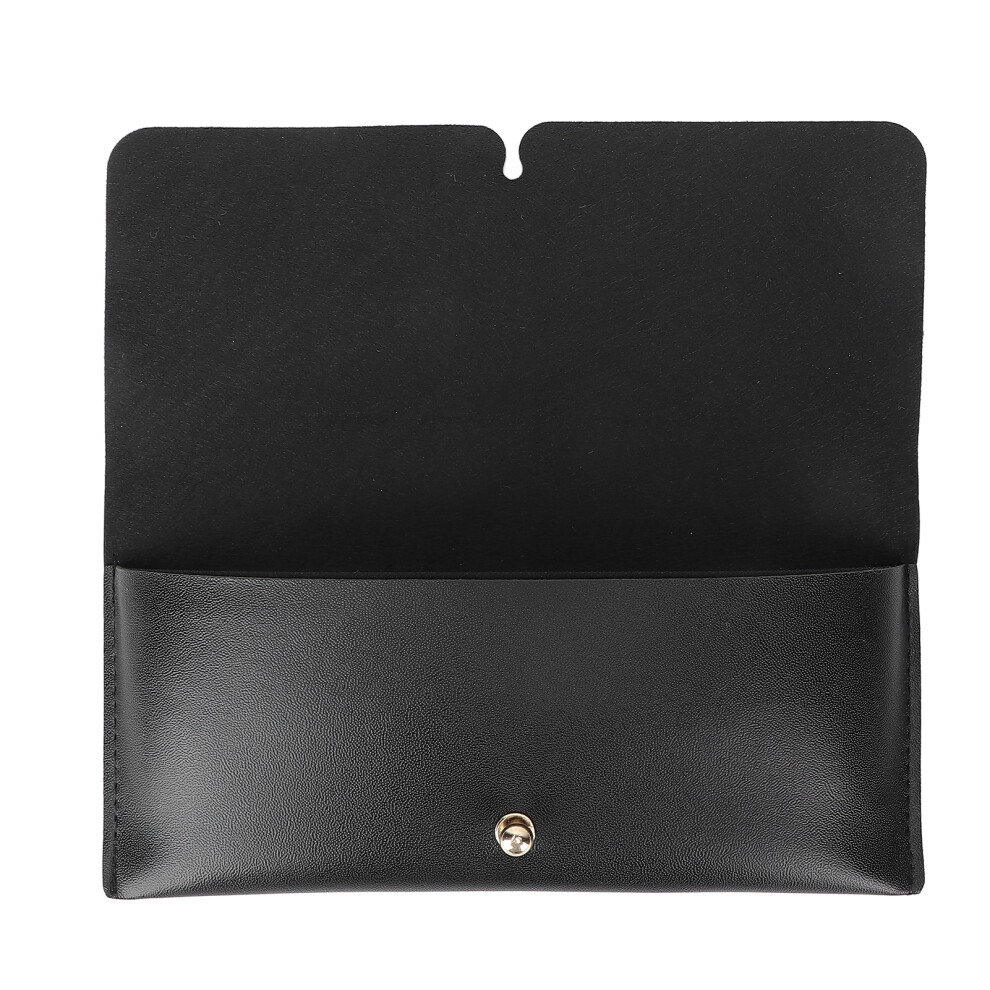 PU Leather Eyeglasses Case 178x75mm Portable Storage for Sunglasses & Goggles