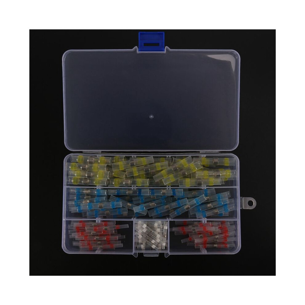 Self Solder Heat Shrink Butt Connectors With Solder, Waterproof Solder Wire Connectors, Solder Sleeves(260Pcs) 4713001298678
