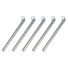 5X Chopsticks Storage Tubes Aluminum Alloy Box Case for Titanium Chopsticks Storage Box Without Chopsticks Gray