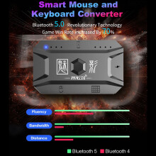 4X Plug-And--Gamepad PUBG Mobile Controller Gaming-Tastatur Mauskonverter  5.0 für Android Adapter