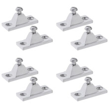 8 Pieces Marine Deck Hinge Boat Bimini Top Fitting Hardware