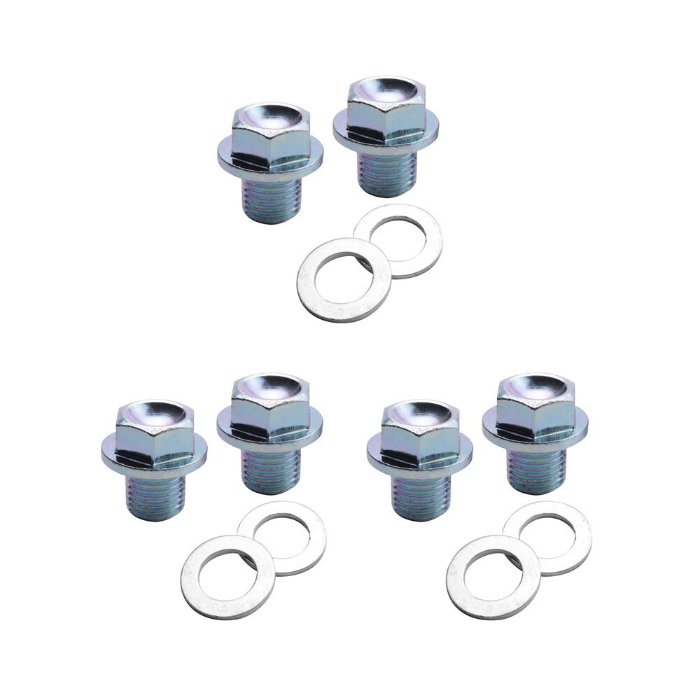 6Pcs Oil Pan Drain Bolt Plug With Washer For Accord 90009-R70-A00 4712912862985