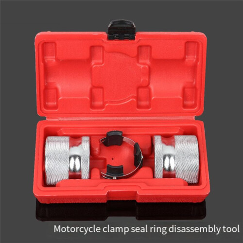 Motorcycle Fork Seal Driver Tool Set Motorcycle Accessories Adjustable Portable with Box for Motorcycle Dirt Bikes 2