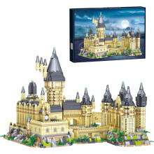 Micro Building Blocks Medieval Castle Kit, 3000+ Pieces Precision Fit Architecture for Adults