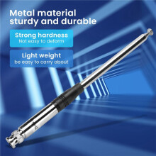 2X 27Mhz Antenna 9-Inch to 51-Inch Telescopic/Rod HT Antennas for CB Handheld/Portable Radio with BNC Connector