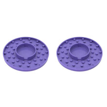 2X Bee Feeder Base for Regular Mouth Mason Jar, Bee Watering Station, Bee Base for Garden, Bee Cups Water Base for Been