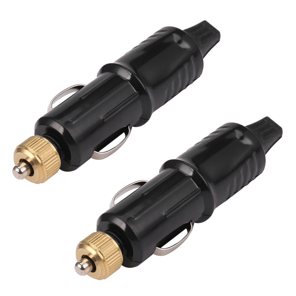 2X 12/24V Replacement Car Cigarette Lighter Socket Plug Adapter Charger + Fuse Set 6033158005256