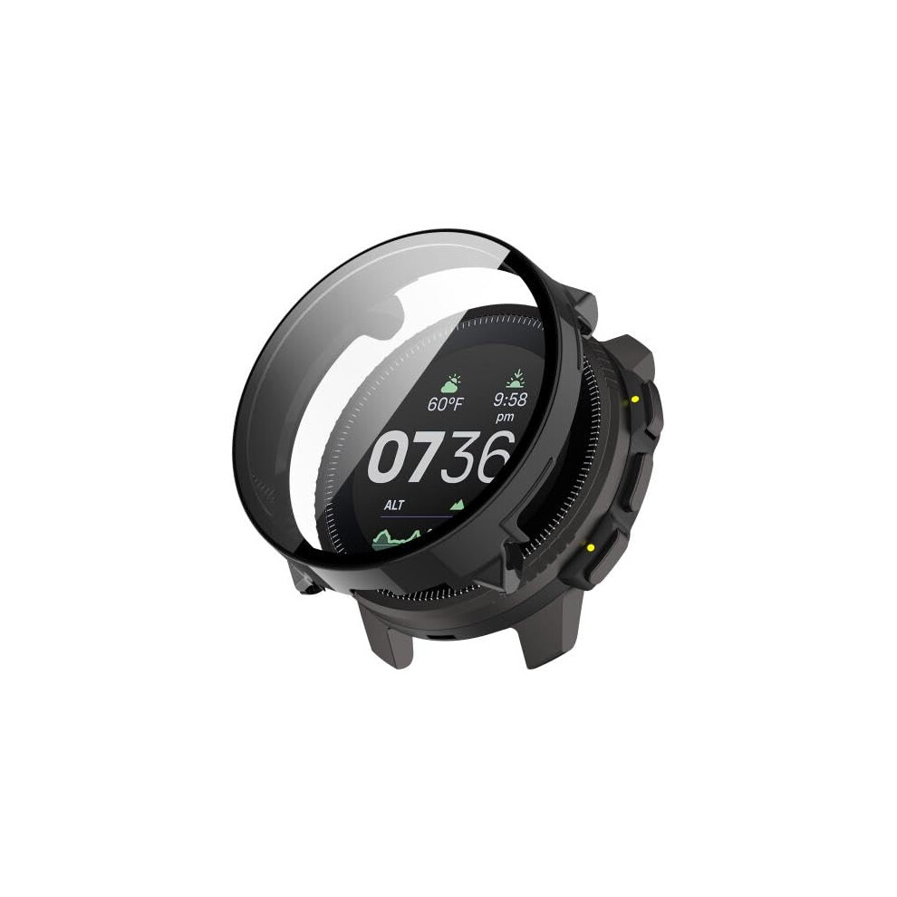 Case For Suunto Vertical Watch With Integrated Tempered Film, Full Body Protective Cover Black 9073542684398