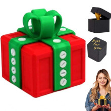 Prank Gift Box with Surprise Reveal Middle Finger – Funny Gag Gift Interactive Puzzle Container A#01