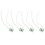 8Pcs DIY Scale Construction Sand Table Model Circuit Board Traffic Light Signal Model HO Scale Train Railway Miniature 3