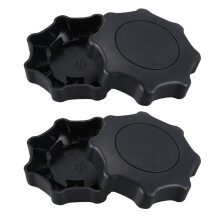 4PCS Black Adjustment Knob Compatible with Mk4 B5 Beetle Leon Ibiza 1J0 881 671 F