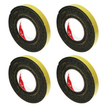 4pcs 5M Black Single Sided Self Adhesive Foam Tape Closed Cell 20mm Wide x 3mm Thick