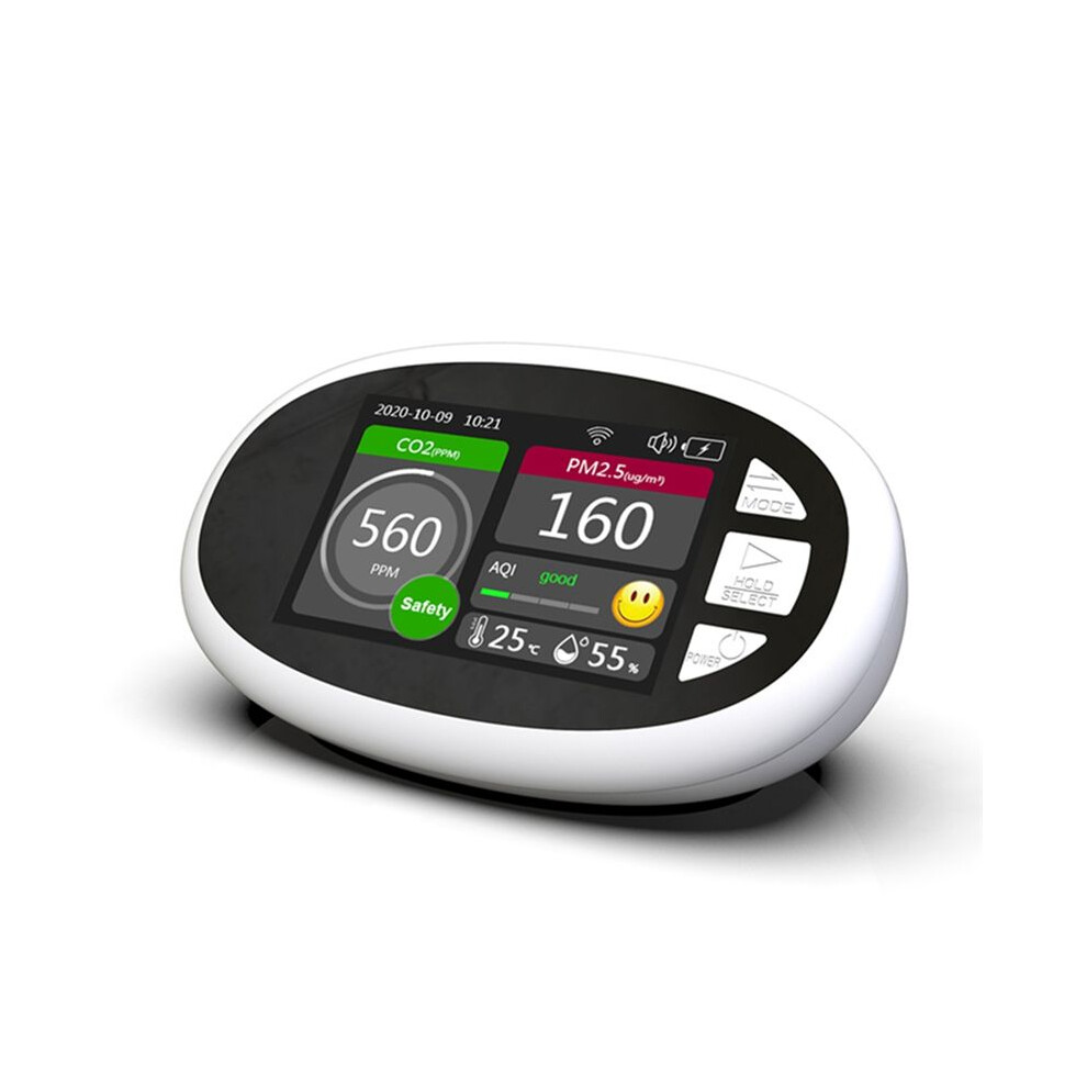 Brecantia New Dm125c Wifi Desktop Co2 Quality Detector Lcd Display Temperature And Humidity Sensor Tester,Tuya Wifi Connection