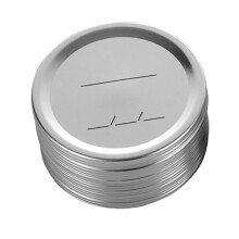 50PCS Mason Jar Lids Wide Mouth Canning Lids Reusable Metal Canning Jar Leak-Proof Split-Type Canning Caps 70mm