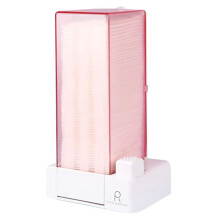 Automatischer Wattepad-Spender, Staubdichter Kosmetik-Organizer für Make- und Nageltücher, Presstyp, Fusselfrei
