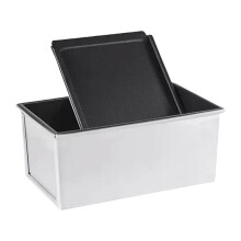 Loaf Pan with Lid, Dough Capacity Rectangular Bread Pan, Non-Stick Long Bread Pans for Homemade Bread,Pullman Loaf Pan