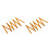 2X Portable Carpenter Wooden Folding Ruler 200cm/79Inch 1