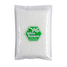 1LB Cera de Abelha DIY Suprimentos para Fabricação de Velas Artesanais Cera Matéria-Prima Partículas Inodoras Cera de Abelha Branca