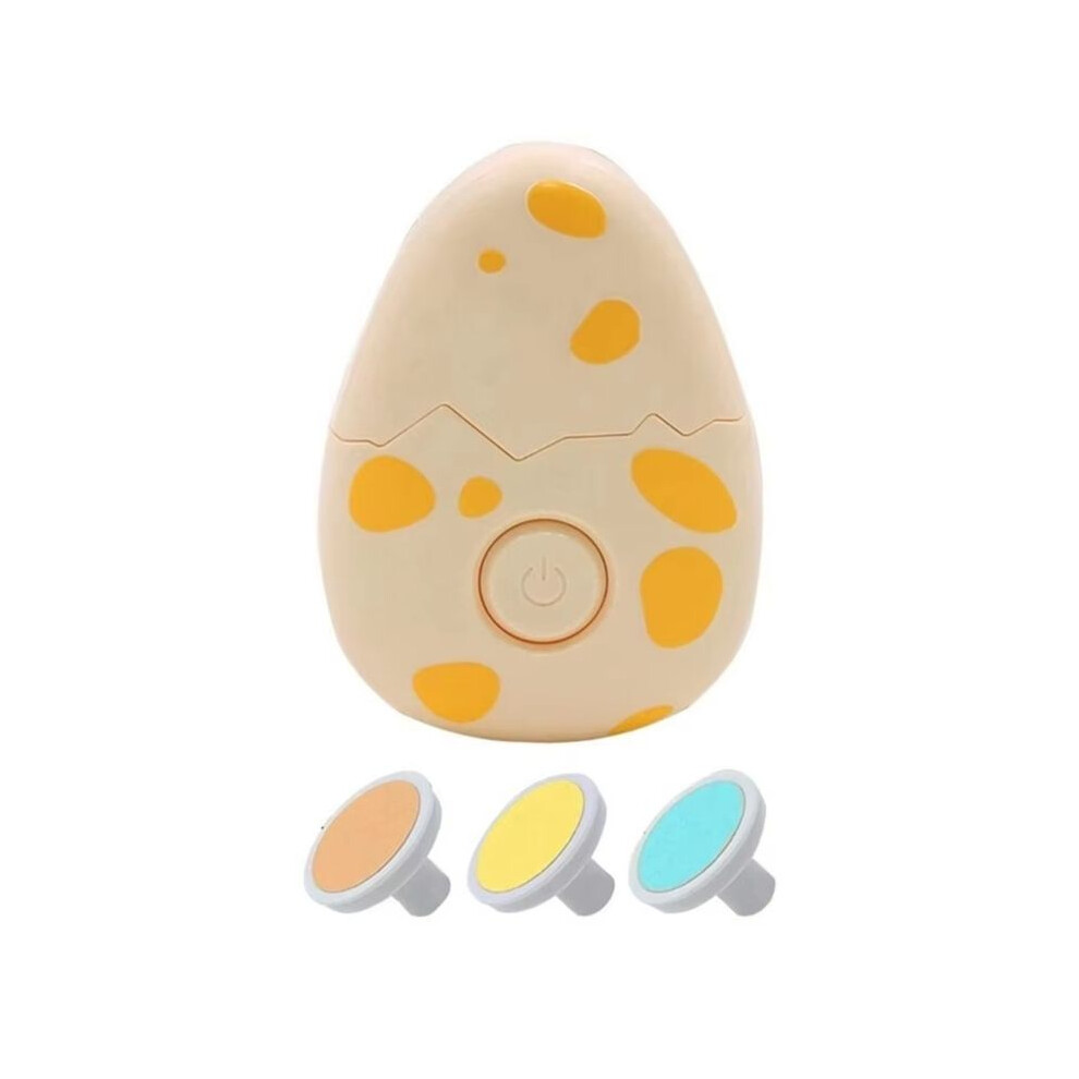 Electric Children Nail Trimmer Set - Safe & Gentle For Newborns, Includes 3 Grinding Heads For Trimming & Polishing Brecantia