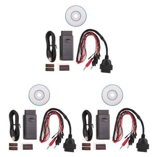 3X MPPS V18 MAIN + TRICORE + MULTIBOOT mit Breakout Tricore Cable Auto Detect Tool 1