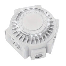 Effective Ultrasonic Rodent Repeller - Plug-in Control Device for Attic, Garage and RV - Low Voltage Easy to Use White