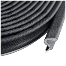 Deurstripping Seal Window Kerf Geluidsdichte Strip V-Vormige Schuim Weerstripping voor Kaartsleuf Grote Ruimte 60 Voet Zwart