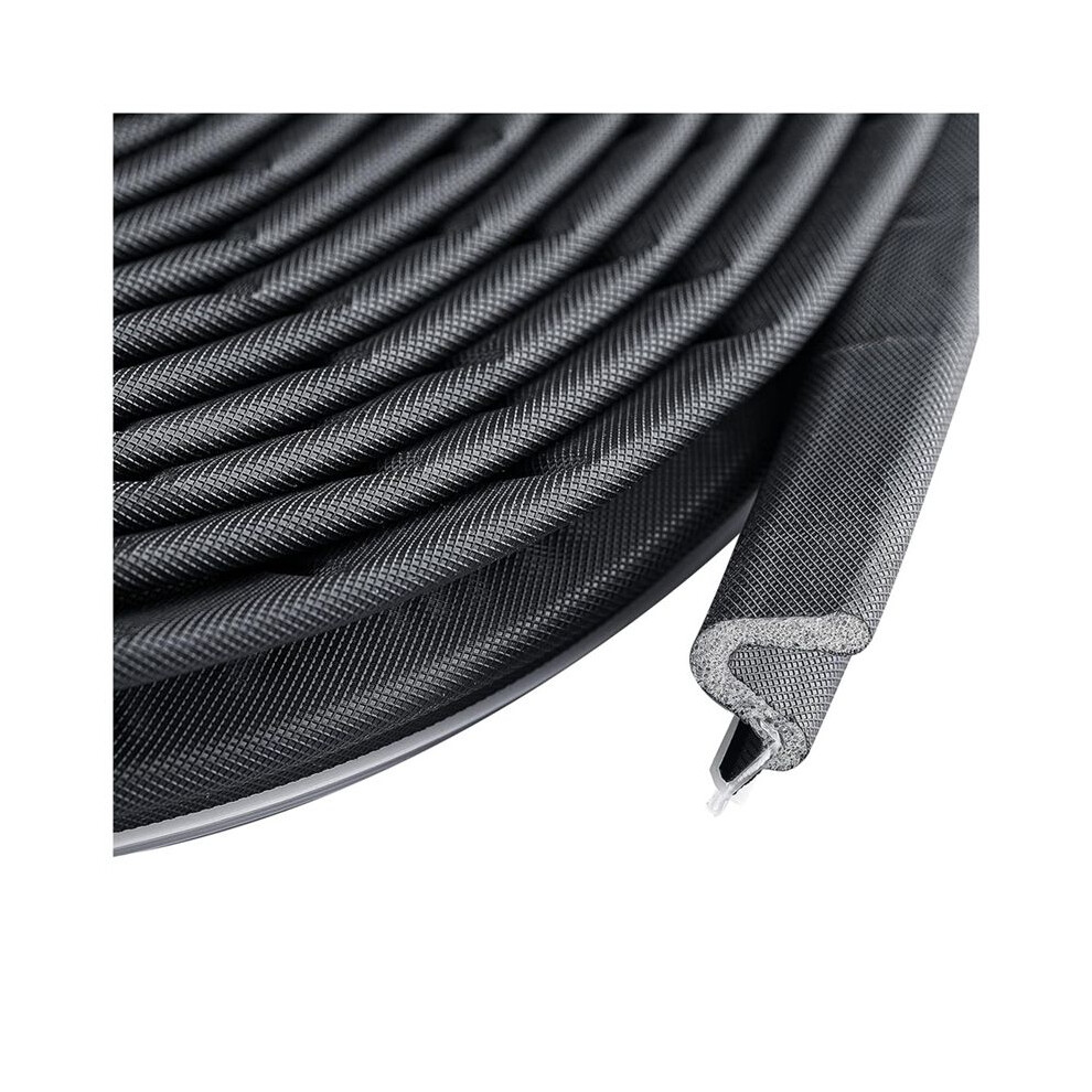 Door Stripping Seal Window Kerf Soundproof Strip V-Shaped Foam Weather Stripping For Card Slot Large Space 60 Feet Black 6033870528910