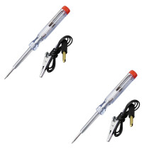 2X 6V 12V 24V Probe Light System Test Probe Lamp Auto Car Light Circuit Tester Lamp Voltage Test Pen Detector