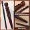 Leather  Burnish Kit 2 PCS Ebony Wood Leather Burnisher Tool, Leather  Slicker Burnisher, Leather  Tool 4